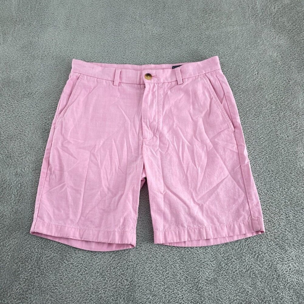 Vineyard Vines Mens Classic Pink Cotton Shorts Size 30 4999